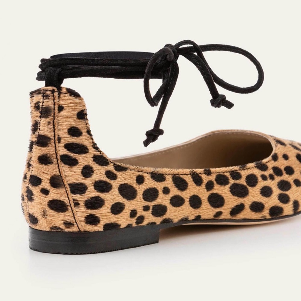 Boden Ballerina Animal Print Pumps. Size - 37 - Picture 6 of 12